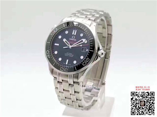 超A 1：1 高仿歐米茄 OMEGA 腕錶 MK廠歐米茄海馬300對比正品
