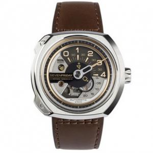 最新版本:七个星期五 sevenfriday 黄金罗盘工业元素自动机械男表V2-01 原裝自動機心 最高版本