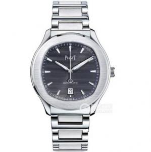伯爵Piaget2016年最新黑色款,精品高仿伯爵Polo S系列G0A410031腕表,自動機械,42毫米,带日历功能,男士,精鋼男表。