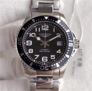 2016年浪琴Longines1比1壹新品高仿復刻,浪琴制表傳統系列L3.695.4.03.6腕表黑色款,自動機械,41毫米,數字黑面黑圈,精鋼男士手表。