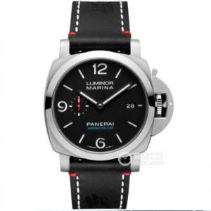 2017沛納海限量款PAM732,超A Panerai PAM00732腕表,44毫米 1:1復刻原裝的P9010機芯,功能與正品壹致,美洲杯帆船賽特別版