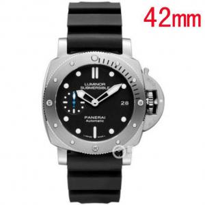 高仿panerai,一比一頂級複刻沛納海682,最新精仿PAM682,42MM特為亞洲中性沛迷設計,超強夜光防水頂配!P9000瑞士機械,橡膠表帶