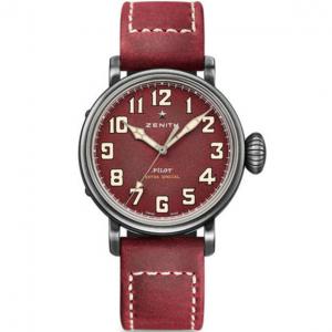 XF廠,真力時復古大飛獨特新款時計，Type 20特別款11.1940.679/94.C814腕錶，洋蔥把頭、超大夜光數字、鍋蓋藍寶石鏡面，9015機芯走時無憂