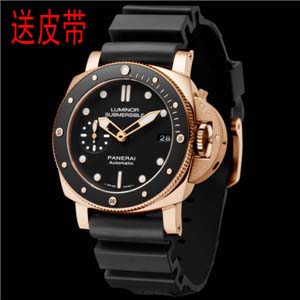頂級複刻沛納海684,一比一PANERAI PAM684,1:1復刻亂真版P9010機芯,精准穩定,玫瑰金錶壳不脱色,顯得特别氣質,橡膠閃電表帶,VS廠複刻版