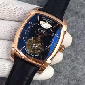 高仿帕瑪強尼洒桶形机械表,一比一 TOURBILLON系列 PF011254.01腕表,超A打磨做工,玫瑰金表不掉色,瑞士真陀飛輪机械,顶级复刻表玩物!
