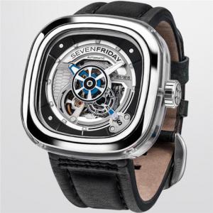 1:1 SEVENFRIDAY瑞表7個七個星期五男士手錶皮帶機械S1/01腕錶,正品1比1方形精鋼錶殼,超A復刻西鐵城機械機芯,頂級復刻做工