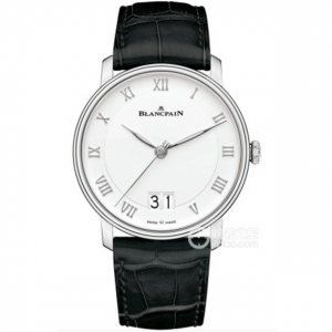 高仿寶珀Blancpain機械背透男表，珀經典系列6669-1127-55B腕錶，多種錶盤顏色可選，316精鋼，牛皮錶帶，原裝表扣，超A品質