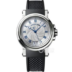 原裝寶璣航海系列5817ST/12/5V8腕錶，白色錶盤，復刻寶璣Cal.517GG機芯，皮帶膠帶兩種錶帶，尺寸39MM適合手腕比較小的男士