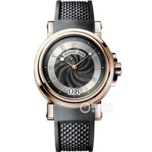 寶璣機械男表，寶璣航海系列5817BR/Z2/5V8腕錶，復刻寶璣Cal.517GG機芯，黑色錶盤，18k玫瑰金錶殼，超A做工