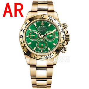 AR廠高仿勞力士金表,1:1復刻ROLEX宇宙計型迪通拿系列116508綠色表面,全18K金表金帶,最新4130機心,攻克跟正品壹樣厚度,最高相似