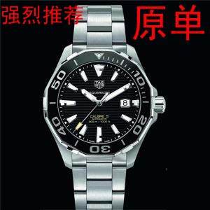 強烈推薦原單Tagheuer泰格豪雅競潛Aquaracer系列WAY201A.BA0927男表,黑色表面,陶瓷圈,品質過硬,超越N JF AR等大廠品質