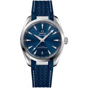 VS新品海馬150米 超A頂級復刻歐米茄海馬系列220.12.38.20.03.001腕錶,精鋼材質,天然膠帶,配帶更貼手舒適,1:1機芯,走時精準