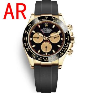 AR廠最高级复刻Rolex勞力士宇宙計型迪通拿系列m116518ln-0039,黑面金色三眼,4130機心,升级厚度跟正品一樣,超高模仿