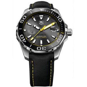 泰格豪雅TAG精鋼腕錶，泰格豪雅競潛系列WAY211F.FC6362腕錶，精鋼錶殼，單向旋轉表圈,藍寶石鏡面，超強夜光指針，原裝機芯