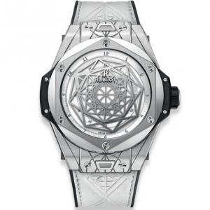 超A仿復刻宇舶Hublot刺身機械男表,恆寶BIG BANG系列415.NX.2027腕錶,個性白金錶殼拉絲紋身,飛輪表針,復刻瑞士自動機械機心,最高級仿表