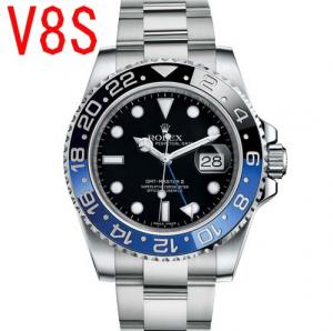 N廠V8S版勞力士格林尼治,ROLEX GMT-MASTER II 126710BLRO藍黑陶瓷圈,升級904鋼,雙時區2836機心
