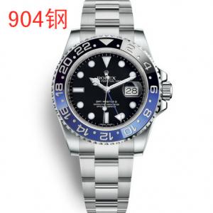 GM廠1:1復刻勞力士V2版,904精鋼ROLEX格林尼治型116710BLNR,藍黑圈,2836/3186自動機械心,裝針順序和調時間方式完全同原廠一樣