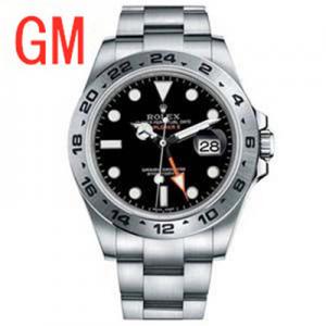 GM廠勞力士探險家V2版,亂真!一比一Rolex Explorer216570-77210 黑盤,複刻3187機心,調時間和裝針順序跟正品一樣. 推薦