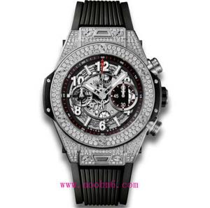 最高復刻版宇舶HUBLOT 恒寶大爆炸BIG BANG系列411.NX.1170.RX.1704,鏤空超級復雜表面設計,精钢表殼鑲真鍍,全功能計時自動機芯
