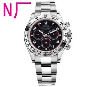N廠V10最高復刻Rolex勞力士宇宙計型迪通拿116509-78599黑盤腕表,數字面盤紅針,4130自動機械,銀灰表面904鋼,超越市面所有版本最好品質
