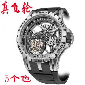 羅傑真陀飛輪機心手錶，王者系列RDDBEX0479，全鏤空錶盤，運動時尚男表，同98萬真品相比驚人相似