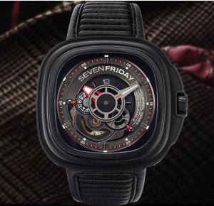 超A版sevenfriday P3B/1,原版82s7飛輪機心,超級複雜表面設計,方形手錶,47MM時尚潮流手錶