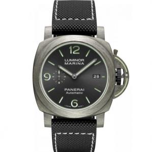 VS廠沛納海LUMINOR系列PAM01119腕錶，全碳纖材料，灰色錶盤，時尚，大氣