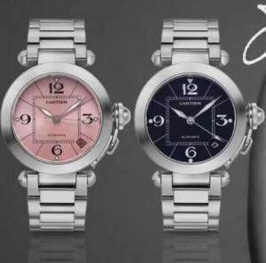 卡地亞女式機械手錶，C家帕莎系列W31075M7腕錶，真品1:1複製，超高亂真度，從內到外難分真偽，V9最高等級，細節品質保證，時尚個性，獨特高雅