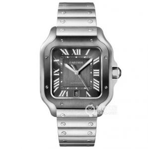頂級復刻卡地亞山度士系列WSSA0037腕錶，正品開模,V2升級版,可快拆表鏈，字面印刷非常好，工藝強大，外觀超高亂真度，BV完美版