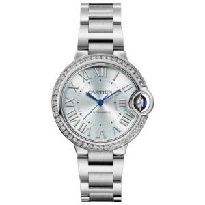 最高版本卡地亞藍氣球系列W4BB0028機械腕錶，冰藍色錶盤羅馬刻度，氣質女式手錶，做工精美
